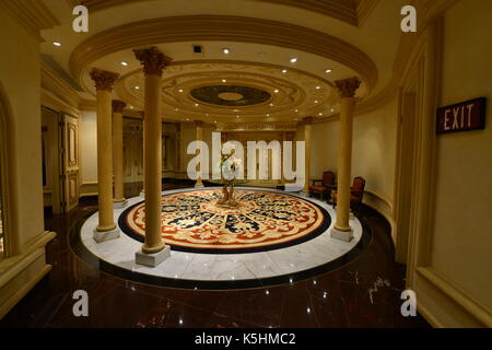 La suite dell'Hilton hotel che Elvis Presley utilizzato nei primi anni settanta. Foto Stock