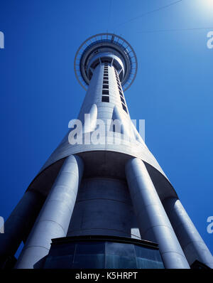 La Nuova Zelanda. Auckland. Sky Tower. Foto Stock