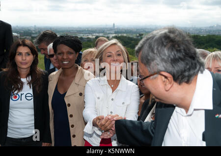 Francia. 10 settembre 2017. Valerie Pecresse, incontro di lancio del movimento LIBRE, Argenteuil 10 settembre 2017 Credit: francois pauletto/Alamy Live News Foto Stock