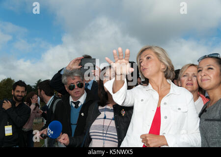 Francia. 10 settembre 2017. Valerie Pecresse, incontro di lancio del movimento LIBRE, Argenteuil 10 settembre 2017 Credit: francois pauletto/Alamy Live News Foto Stock