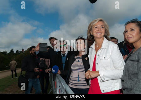 Francia. 10 settembre 2017. Valerie Pecresse, incontro di lancio del movimento LIBRE, Argenteuil 10 settembre 2017 Credit: francois pauletto/Alamy Live News Foto Stock