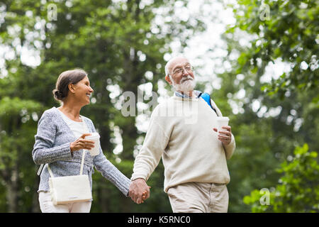 Passeggiata nel parco Foto Stock