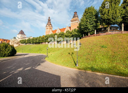 Szczecin città in Polonia Foto Stock