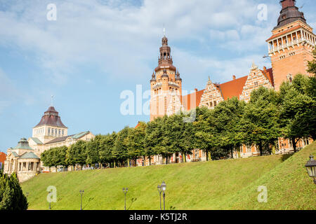 Szczecin città in Polonia Foto Stock