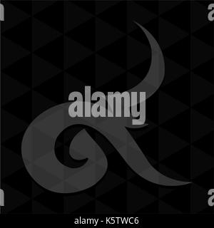 Font thai numero nove Illustrazione Vettoriale