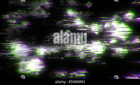 Rumore danni glitches. backdround digitale Foto Stock