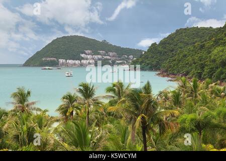 Il bai khem spiaggia è una delle più belle spiagge dell'isola di Phu Quoc, Vietnam Foto Stock