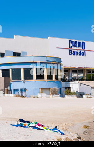 Plage du Casino Bandol Var Francia 83 Foto Stock