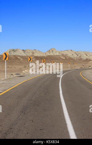 Makran autostrada costiera, Belucistan, Pakistan Foto Stock