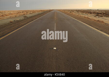 Makran autostrada costiera, Belucistan, Pakistan Foto Stock