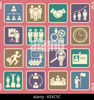Risorse umane icon Illustrazione Vettoriale