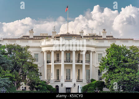 La casa bianca a Washington dc, Stati Uniti d'America Foto Stock