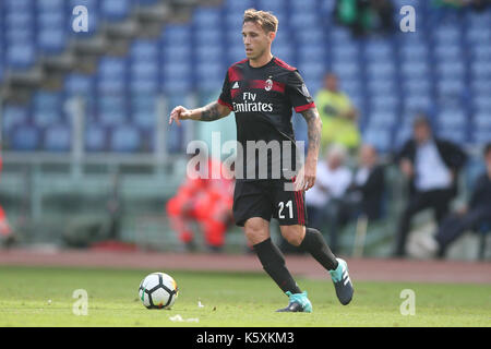 Italia, Roma, 10 settembre 2017: biglia durante la partita di calcio di serie a del campionato italiano tra Lazio vs Milano in stadio Olimpico di Roma il 10 settembre 2017. Foto Stock