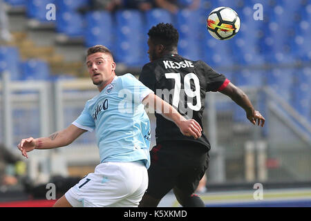 Italia, Roma, 10 settembre 2017: milinkovic durante la partita di calcio di serie a del campionato italiano tra Lazio vs Milano in stadio Olimpico di Roma il 10 settembre 2017. Foto Stock