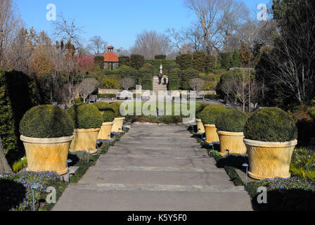 Il Dallas Arboretum in primavera, Dallas TX Foto Stock