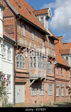 Casa di telaio, città vecchia, Lueneburg, Bassa Sassonia, Germania Foto Stock