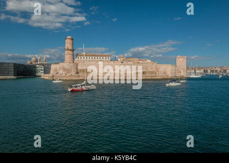 Fort saint jean a marsiglia francia Foto Stock
