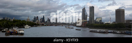 Una vista della città di Londra Foto Stock