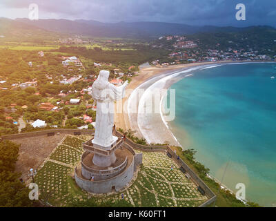 Punto di picco in San Juan del Sur nicaragua vista aerea Foto Stock