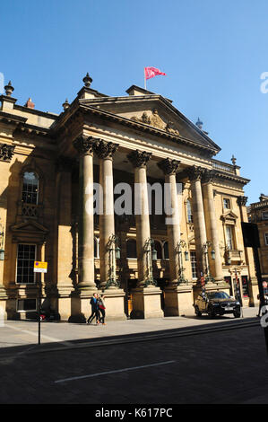 Grey Street, Newcastle-upon-Tyne, Tyne and Wear, England, Regno Unito, Europa Foto Stock