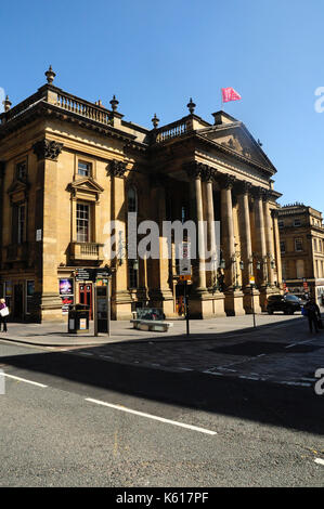 Grey Street, Newcastle-upon-Tyne, Tyne and Wear, England, Regno Unito, Europa Foto Stock