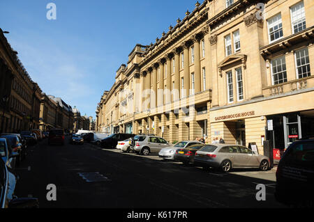 Grey Street, Newcastle-upon-Tyne, Tyne and Wear, England, Regno Unito, Europa Foto Stock