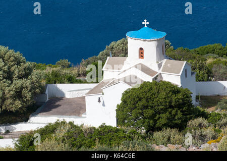 La chiesa, ekklisia sotiros, monemvasia, Laconia, Peloponneso, Grecia Foto Stock