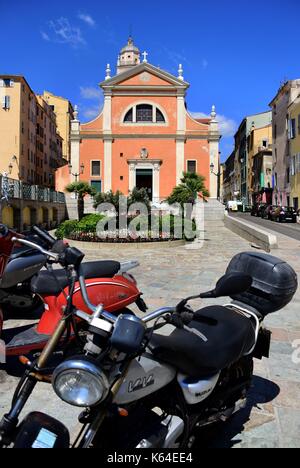 Ajaccio, Francia. 17 luglio, 2017. la storica cattedrale di Ajaccio in Corsica (Francia), 17 luglio 2017. | Utilizzo di credito in tutto il mondo: dpa/alamy live news Foto Stock