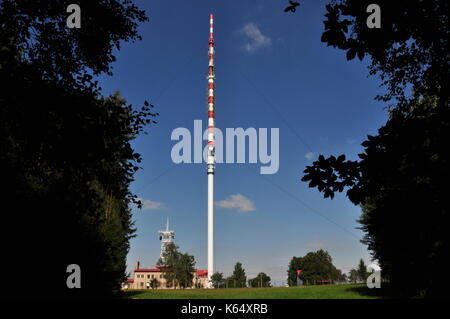 Torre di trasmettitore,radio,televisione,radio,trasmettitore Foto Stock