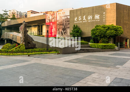 Dafen art museum esterno in shenzhen, provincia del Guangdong, Cina Foto Stock