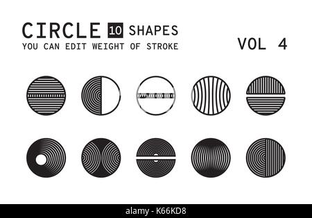 Logo geometrico design Illustrazione Vettoriale