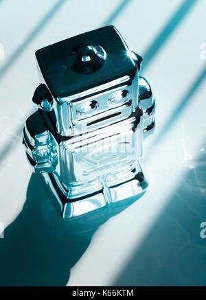 Robot retrò, illustrazione. Foto Stock