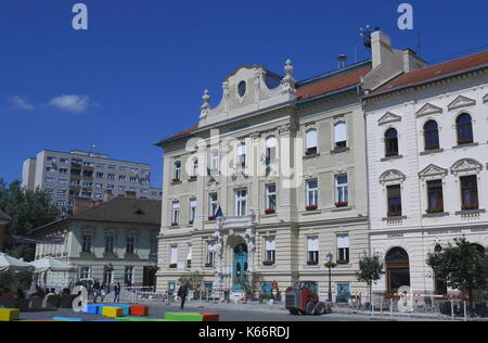 Town Hall, Fo Ter, Obuda, Budapest, Ungheria Foto Stock