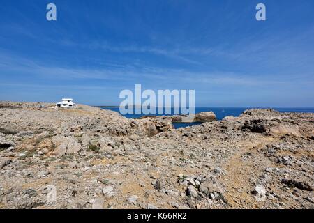 Remoto vacanza villa Punta Grossa Menorca Minorca spagna Foto Stock