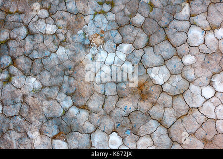 Incrinato islandese texture di terra Foto Stock