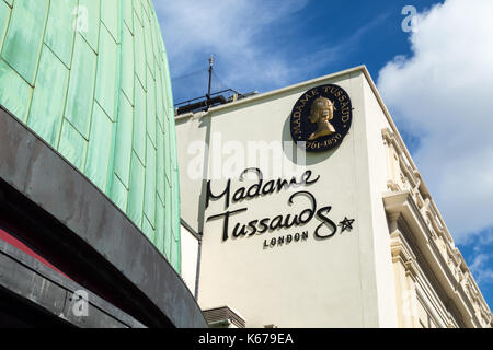 La cupola della ex e ormai defunta London Planetarium su Marylebone Road, London, Regno Unito Foto Stock