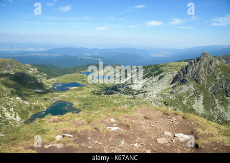 Sette laghi di Rila, Bulgaria Foto Stock