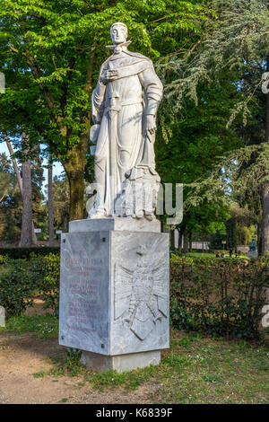 Inca Garcilaso de la vega un monumento al Pincio Hill park, Roma, lazio, L'Italia, l'Europa. Foto Stock