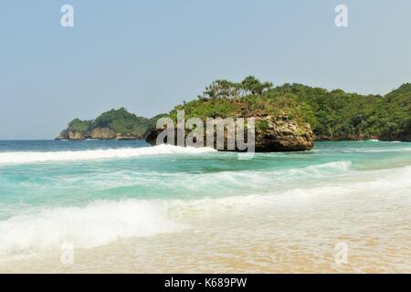 Kondang merak beach, a malang indonesia Foto Stock
