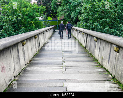 Il Kingsgate Bridge Durham Foto Stock