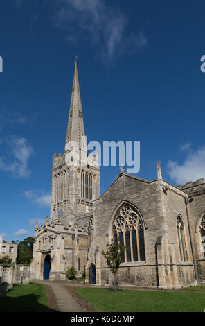 Oundle, Northamptonshire, Regno Unito. Xii Sep, 2017. uk meteo: mattina di sole in oundle, Northamptonshire. luce cloud con possibilità di pioggia. Credito: wansfordphoto/alamy live news Foto Stock