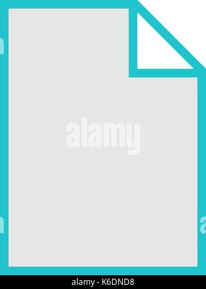Utilizzare in tutti i vostri disegni. vuoto i tipi di file di icone in semplice stile piatto per interfaccia utente. rapido e semplice forma recolorable. illustrazione vettoriale di una gr Illustrazione Vettoriale