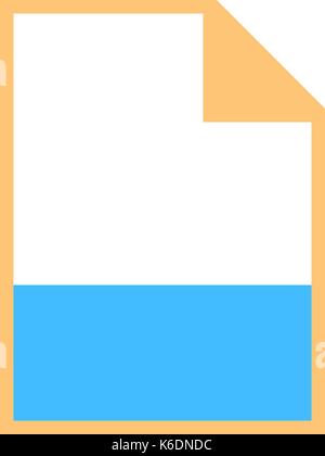 Utilizzare in tutti i vostri disegni. vuoto i tipi di file di icone in semplice stile piatto per interfaccia utente. rapido e semplice forma recolorable. illustrazione vettoriale di una gr Illustrazione Vettoriale