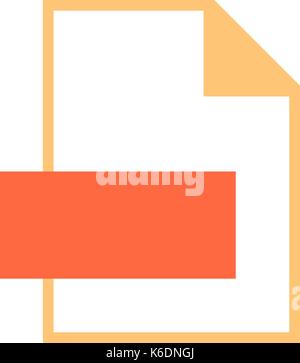 Utilizzare in tutti i vostri disegni. vuoto i tipi di file di icone in semplice stile piatto per interfaccia utente. rapido e semplice forma recolorable. illustrazione vettoriale di una gr Illustrazione Vettoriale