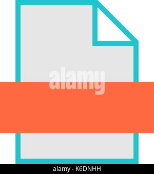 Utilizzare in tutti i vostri disegni. vuoto i tipi di file di icone in semplice stile piatto per interfaccia utente. rapido e semplice forma recolorable. illustrazione vettoriale di una gr Illustrazione Vettoriale