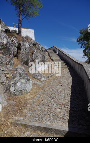 Nossa Senhora da Penha cappella sito in Castelo de Vide. Portogallo Foto Stock