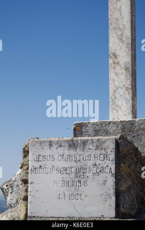 Nossa Senhora da Penha cappella sito in Castelo de Vide. Portogallo Foto Stock