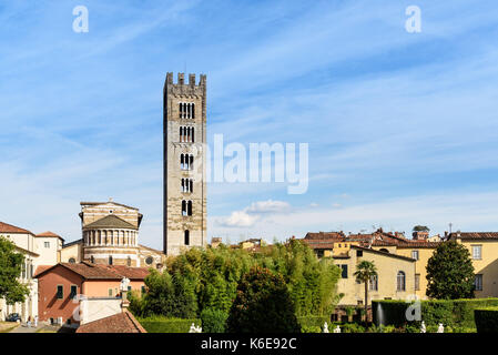 Basilica di san frediano (stile romanico,XII secolo) in Lucca Foto Stock