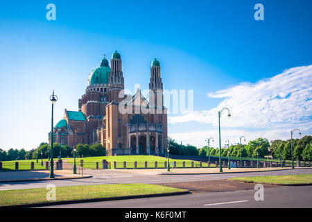 Basilica del Sacro Cuore (KOEKELBERG) a Bruxelles, in Belgio Foto Stock