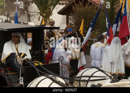 Cuasimodo, Quasimodo il festival cattolico in Cile Foto Stock